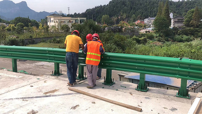 金昌高速公路护栏板的维护确保道路安全的关键环节